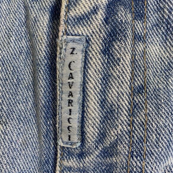 Z. Cavaricci VTG Sz 26 High Waist Embroidered Denim Shorts 100% Cotton 90s Mom - Picture 8 of 11